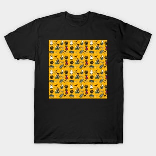 Cute Cat Halloween collage T-Shirt